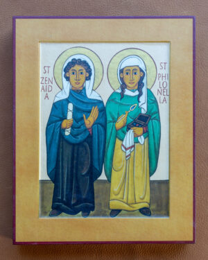 Saints Zenaida & Philonella, 8x10"